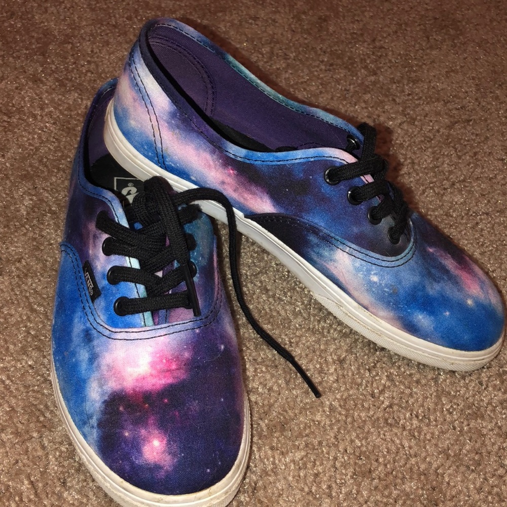 Galaxy print Vans